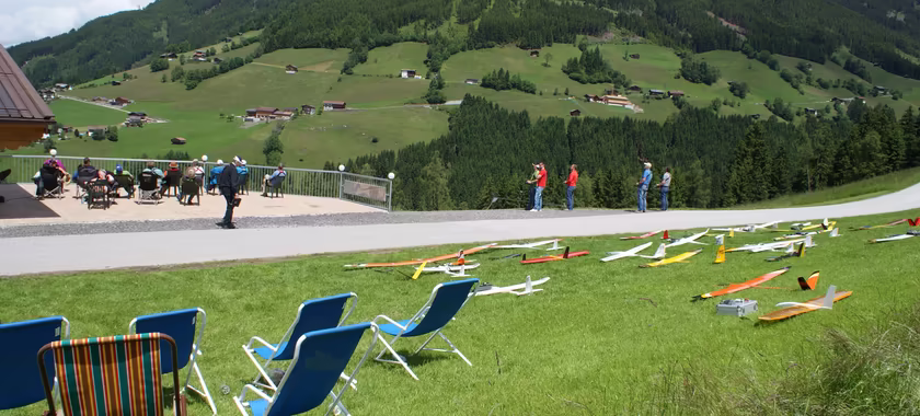 Modellfliegen auf der Tannenalm, Zillertal